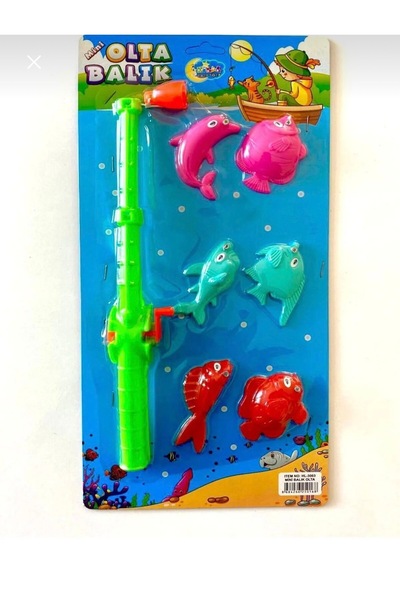 ERTOYS STORE Olta Balık Etkinlik Seti - Kartelada Okyanus Canlıları