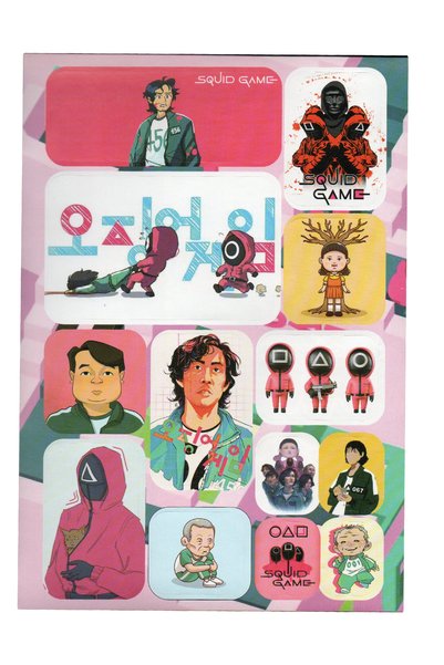 EyER Shoping Squid Game Sticker Album
