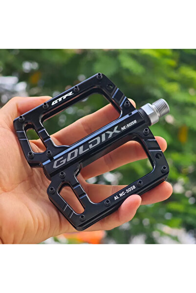 Choice دواسات GOLDIX-5058 سوداء اللون، بثلاثة محامل، للدراجات الجبلية والطرق،...