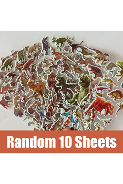 Choice PPT-10PCS-ZSKL 10 Sheets Dinosaur Series Cartoon Stickers For Children...