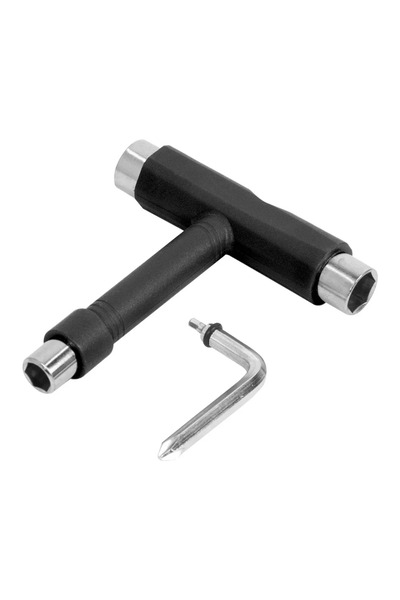 Choice black T Shape Wrench Skateboard Professional T Type Allen Key Black Lo...