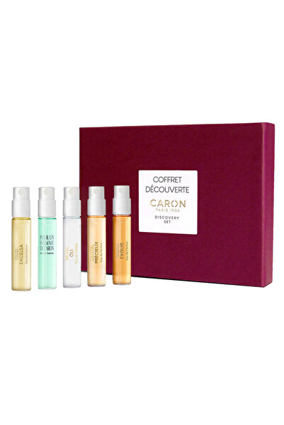 Caron مجموعة وود انتينتيز ديسكفري للجنسين - او دي بارفان، 5 × 2 مل تاباك بلانك + سانتال بريسيو