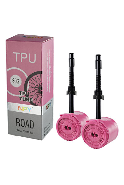 Choice صمام بريستا 700c 28-32C قطعتان 30 جرام 65 مم - أسود، فوهة من سبائك الأ...