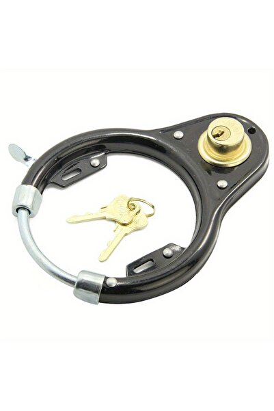 Choice قفل أمان أسود على شكل حرف U للدراجات الهوائية والدراجات البخارية والدر...