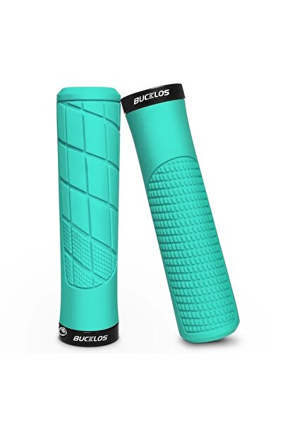 BUCKLOS Bianchi green MTB Cuffs Soft Bicycle Handlebar Grips Integrated Mount...