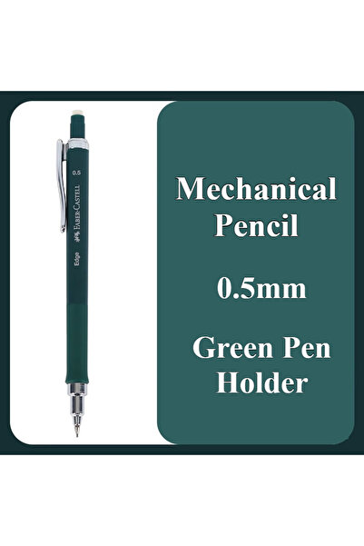 Choice قلم رصاص ميكانيكي أخضر من فابر كاستل، 0.5 متر، قلم رسم أوتوماتيكي بمقب...