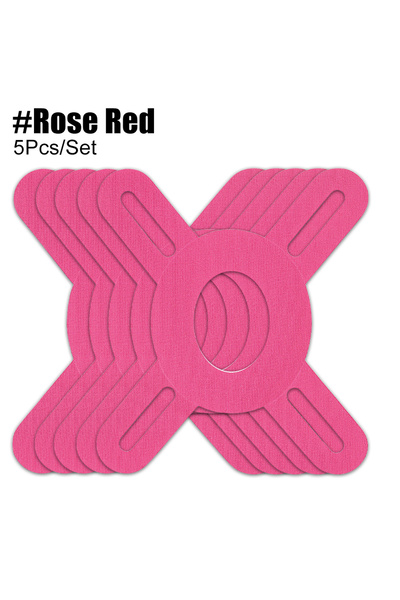 Choice شريط لاصق طبي للركبة من روز ريد - 5 قطع - شريط رياضي مرن عالي الجودة