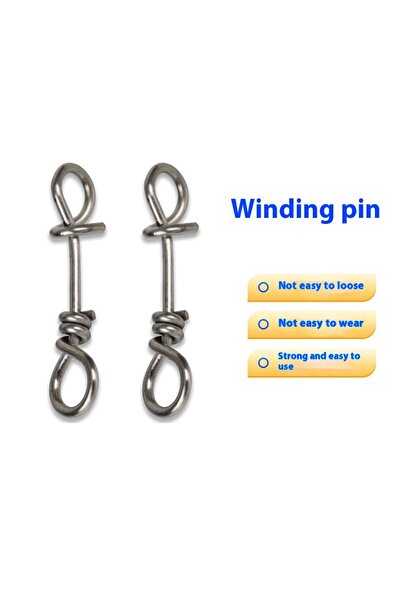 Choice 50 قطعة من مشابك زنبركية سريعة القفل من الفولاذ المقاوم للصدأ المقوى، ...