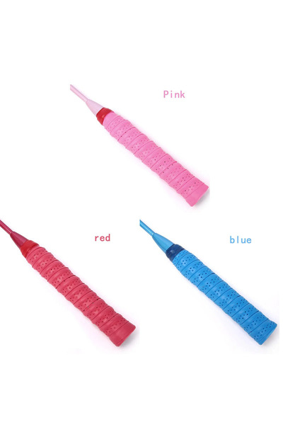 Choice مجموعة من 3 قطع، 1/2/3 قطع من مقابض مضارب تنس الريشة المضادة للانزلاق، أغطية مقابض، عصابة رأس ماصة للعرق، إكسسوارات رياضية خارجية