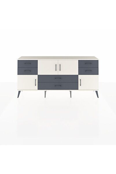 Dienni Arges Konsol 3 Raflı 6 Çekmeceli 4 Kapaklı 176x30x83 Aytaşı-Aytaşı/Ant...