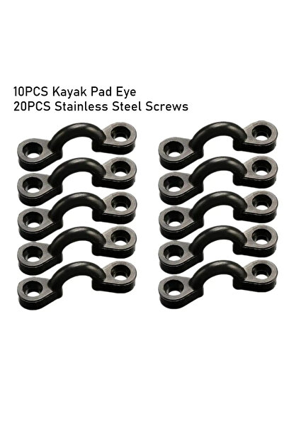 Choice ١٠ مجموعات من مشابك الكاياك، قارب قابل للنفخ، أداة تجديف لصيد الأسماك،...