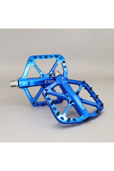 Choice دواسات دراجة جبلية شانماشي زرقاء، خفيفة الوزن للغاية، مصنوعة من سبائك ...