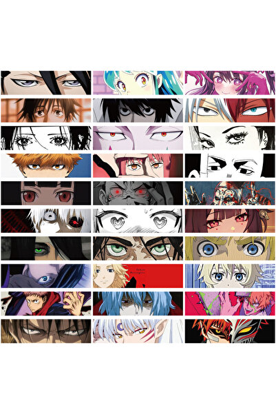 Choice 30 قطعة من فواصل الكتب المزخرفة المستوحاة من الأنمي الياباني، مثالية ل...