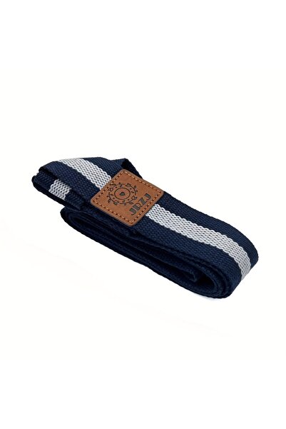 Choice حزام جلدي متعدد الوظائف لبساط اليوغا من ديب بلو - حزام مطاطي لليوغا وا...