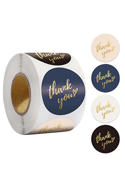 Choice H0222-500 قطعة، لفة من ملصقات ذاتية اللصق باللون الذهبي الساخن مقاس 3....