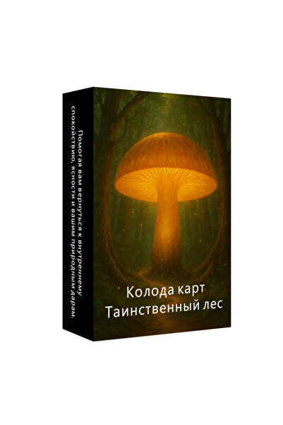 Choice مجموعة بطاقات أوراكل "غابة غامضة" باللغة الروسية A679، 48 بطاقة، للسلا...