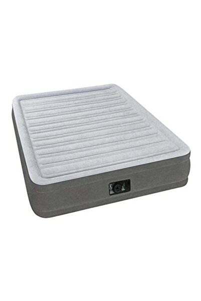Intex Mid Rise Air Bed with Dora Beam Technology Gray 13 Inch