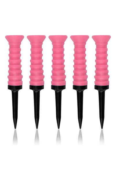 Choice مجموعة من 5 قطع من دبابيس الجولف المرنة بزاوية 360 درجة، لون وردي، طول...