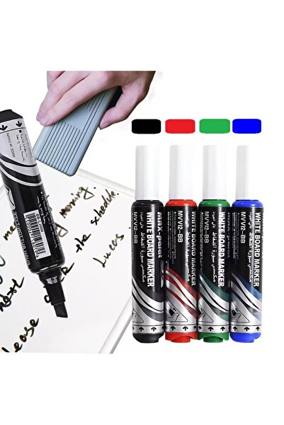 Choice مجموعة أقلام تحديد حبر سائل، 4 قطع/16 قطعة، تعمل بالضغط، مناسبة للكتاب...