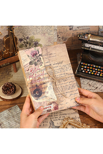 Choice ورق قصاصات نصي، 160 ورقة، مجموعة ورق قصاصات نصي عتيق، غير لاصق، حجم كب...