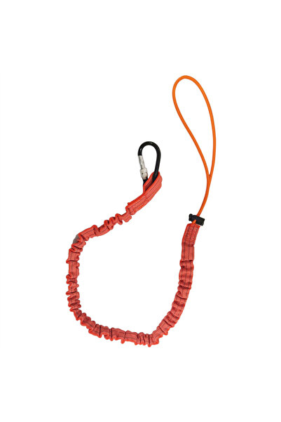 Choice حبل أمان قابل للسحب مزود بحلقة تعليق برتقالية اللون، مرن وتلسكوبي، مضا...
