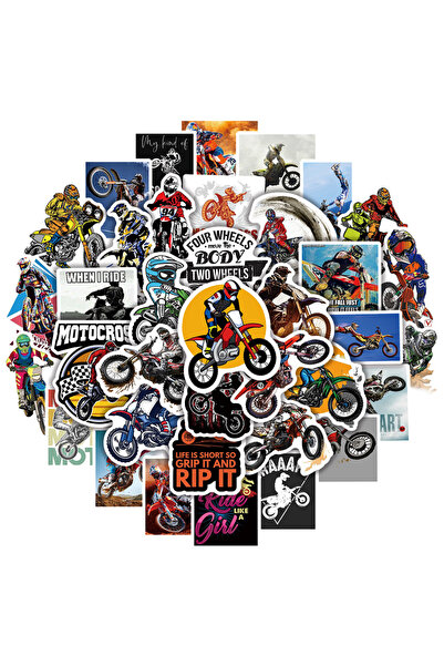 Choice 50 قطعة (10/30/50 قطعة) ملصقات رياضية للدراجات النارية الجبلية، ملصقات...