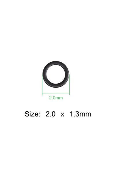 Choice 2.0x1.3mm 100Pcs Carp Fishing Round Rig Rings Heavy Duty For Hook Link...