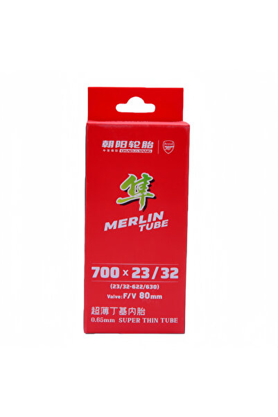 Choice صمام بريستا 700c قطعة واحدة - 700X23-32-80 مم، من تشاويانغ، فائق الرقة، بسماكة 0.65 مم، مناسب للطرق 700c، أنبوب ميرلين 700