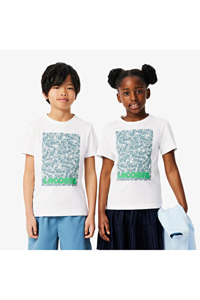 Lacoste تيشيرت قطني مطبوع - TJ8457-00-001