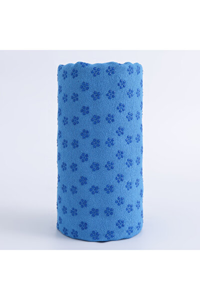 Choice مناشف يوغا زرقاء، مناشف يوغا ساخنة وحارة، تتميز بنقاط تثبيت لامتصاص ال...