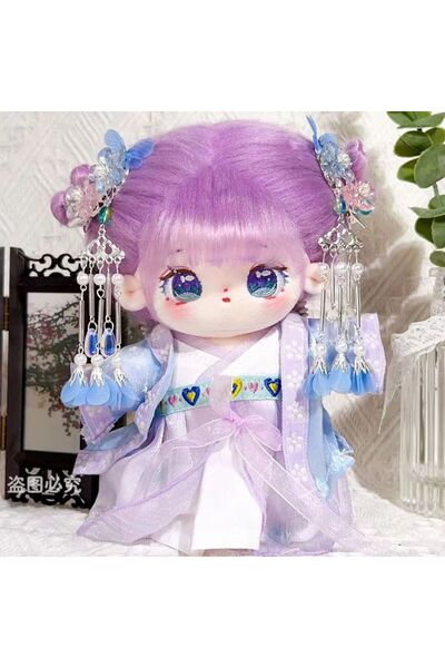 Choice دمية وملابس، دمية قطنية على شكل آيدول كاواي بطول 20 سم، فستان وملابس و...