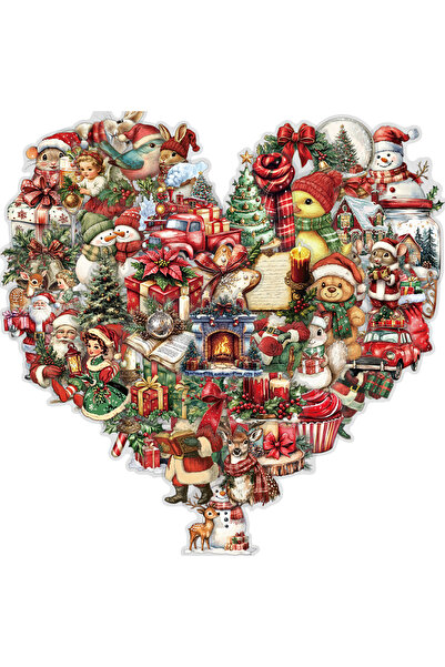 Choice ٥٠ قطعة من ملصقات عيد الميلاد العتيقة السعيدة، مثالية لتزيين سجلات الق...