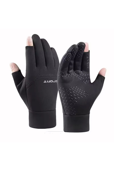 Choice قفازات صيد شتوية سوداء كبيرة للرجال والنساء، دافئة ومضادة للانزلاق، من...