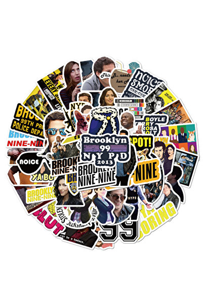Choice مجموعة ملصقات بروكلين ناين-ناين (50 قطعة)، برنامج تلفزيوني رائع للأطفا...