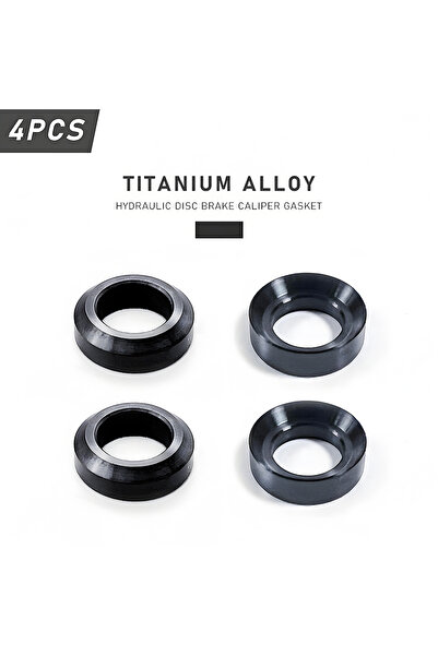 Choice مجموعة CCS السوداء KRSEC، 4 قطع/علبة، فرجار مكابح قرصية هيدروليكية للد...