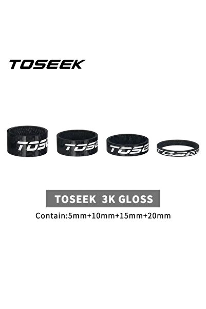 Choice فواصل شوكة سماعة رأس من ألياف الكربون TOSEEK لامعة 5 مم 10 مم 15 مم 20...