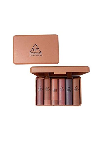 Heng Fang مجموعة ملمع شفاه مطفي - 6 ألوان