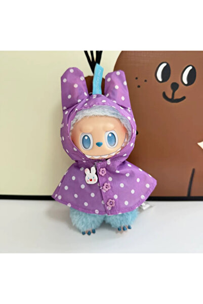 Choice ملابس دمية لابوبو الأرجوانية مقاس 17 سم، طقم ملابس الوحش، إكسسوارات، م...