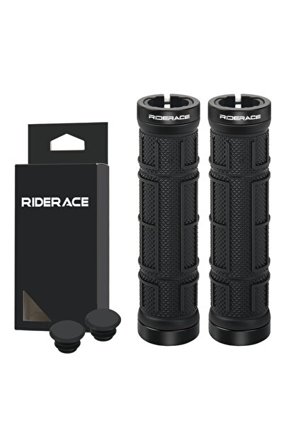 Choice Black Mountain Bike Grips Ergonomic TPR Anti-Slip Shockproof Bicycle H...