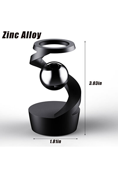 Choice لعبة سبينر سوداء للرفع البصري - لعبة مغناطيسية عائمة لتخفيف التوتر واض...