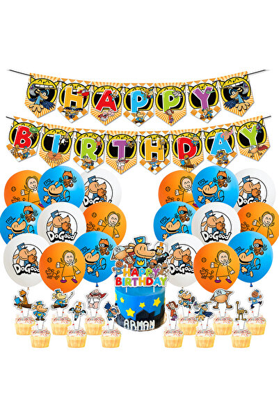 Choice4 مجموعة ديكورات حفلات عيد ميلاد بطابع كلب الياقوت الأزرق الداكن، حيوان...