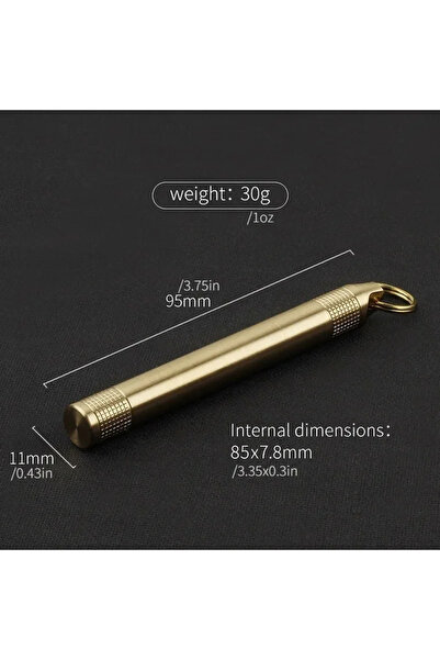 Choice عبوتان نحاسيتان مقاومتان للماء بغطاء نحاسي، علبة مفاتيح، علبة أدوية، ع...