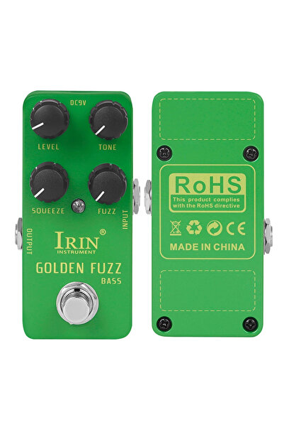 Choice دواسة تأثيرات جيتار البيس RS-20 IRIN RS-20 Golden Fuzz، تأثيرات صوتية ...