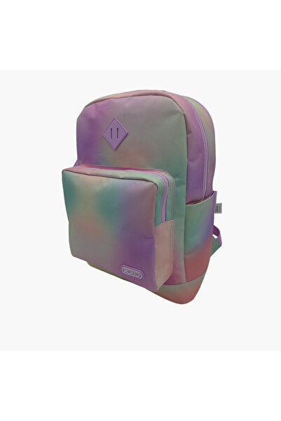 Roco All-Over Ombre Print Backpack with Pencil Pouch - 17 inches