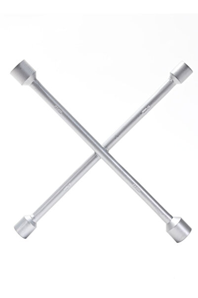 Lawazim مفتاح ربط صواميل العجلات رباعي الاتجاهات 17-23 مم - مفتاح ربط صواميل العجلات المتقاطع للسيارات