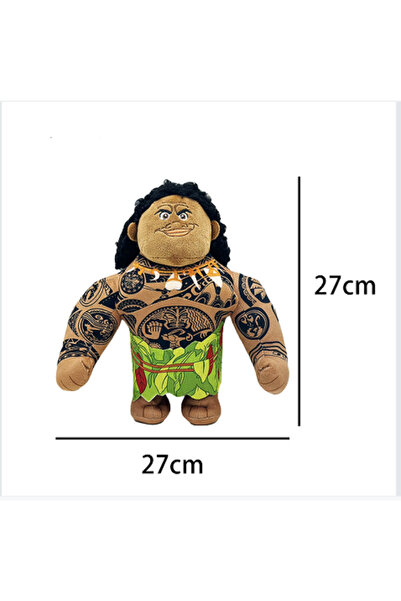 Miniso 27cm Maui Plush Doll Moana 2 Plushies Stuffed Toys Sofa Pillow Kids Bo...