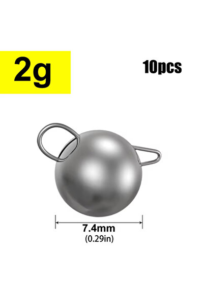 Choice مجموعة ملحقات صيد سمك القاروص من ميرلويون، 10 قطع، أوزان 2 غ، 4 غ، 6 غ...