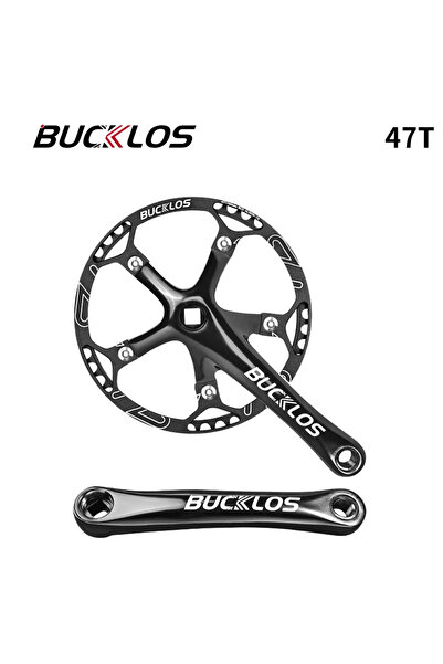 BUCKLOS مجموعة تروس دراجة هوائية قابلة للطي، 47 سنًا، 130 مم، 45 سنًا، 47 سنً...