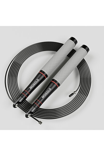 Choice حبل قفز صامت من موغولد، رمادي T98S | محامل معدنية سميكة + كابل فولاذي ...