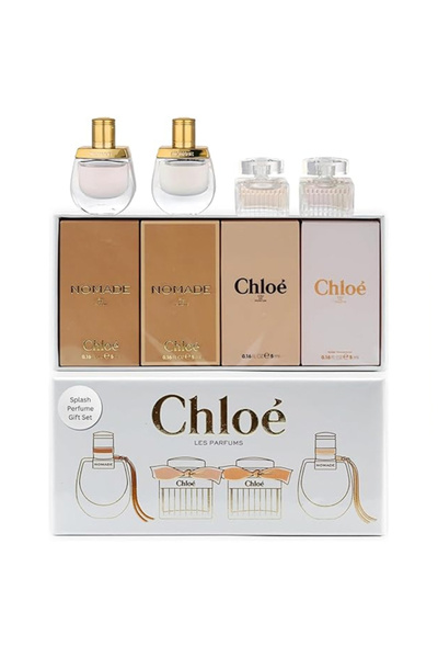 CHLOE For Women Mini Set 4 X 5ml (Nomade Eau De Toilette + Eau De Toilette + Eau De Parf